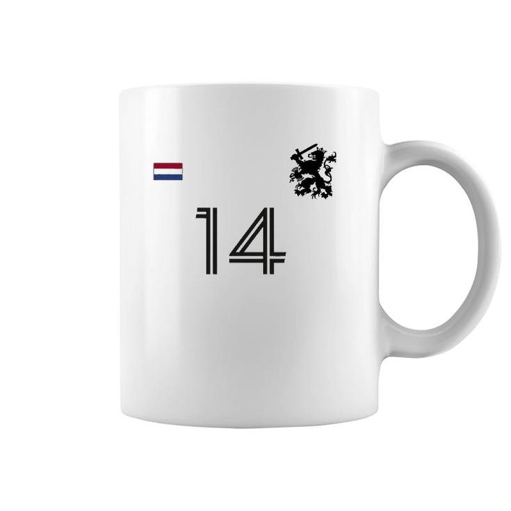 Netherlands Soccer Jersey Team Crest 14 Holland Dutch Lion Coffee Mug