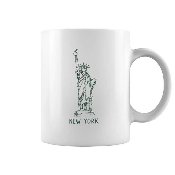 New York City Statue Of Liberty 4Th Of July Usa Coffee Mug