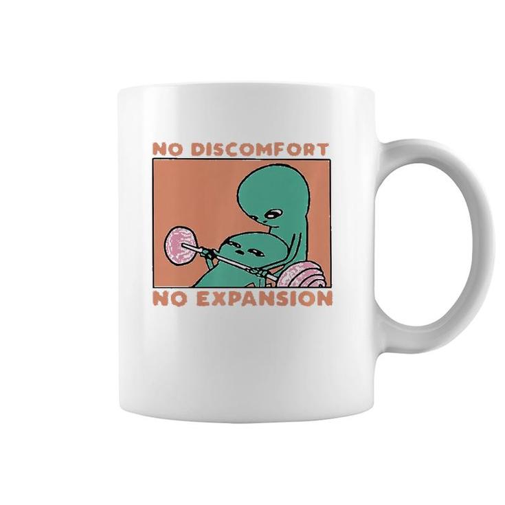 No Discomfort No Expansion Funny Training  Coffee Mug