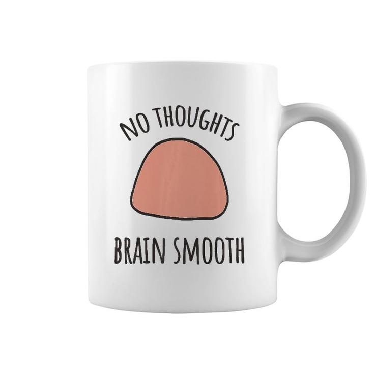 No Thoughts Brain Smooth Internet Funny Meme Smooth Brain Premium Coffee Mug