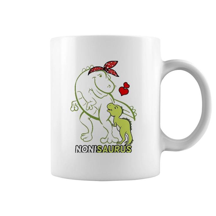Nonisaurus Noni Tyrannosaurus Dinosaur Baby Mother's Day Coffee Mug
