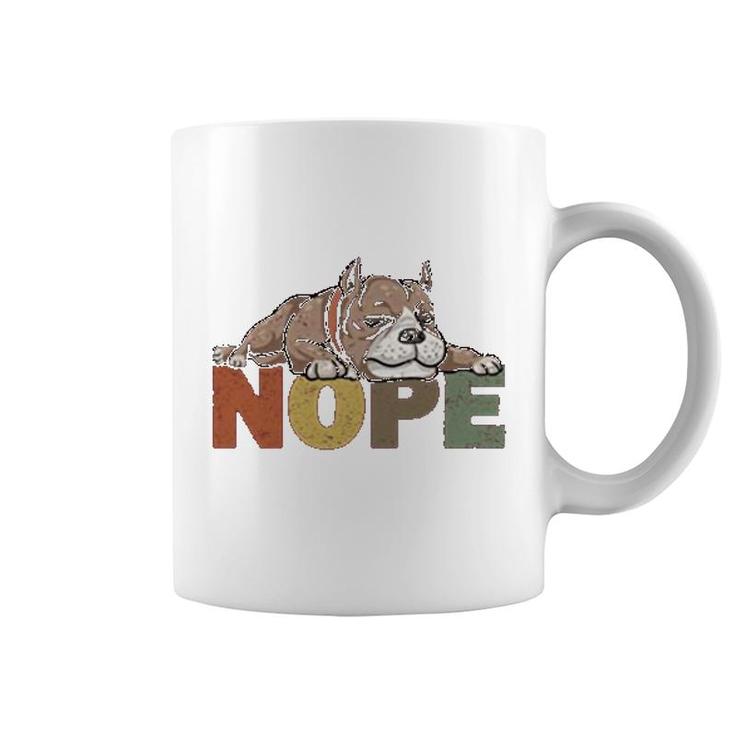 Nope Pitbull Coffee Mug