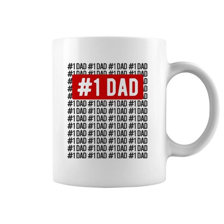 Number One Dad Apparel Number 1 Dad Coffee Mug