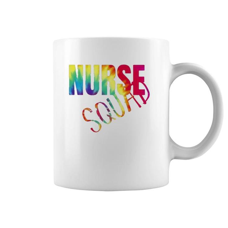 Nurse Squad Colorful Nurse Gift For Women Coffee Mug