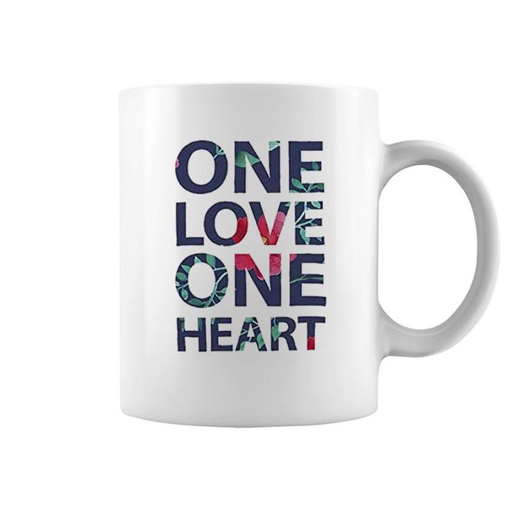 One Love One Heart Beautiful Marley Hippie Coffee Mug