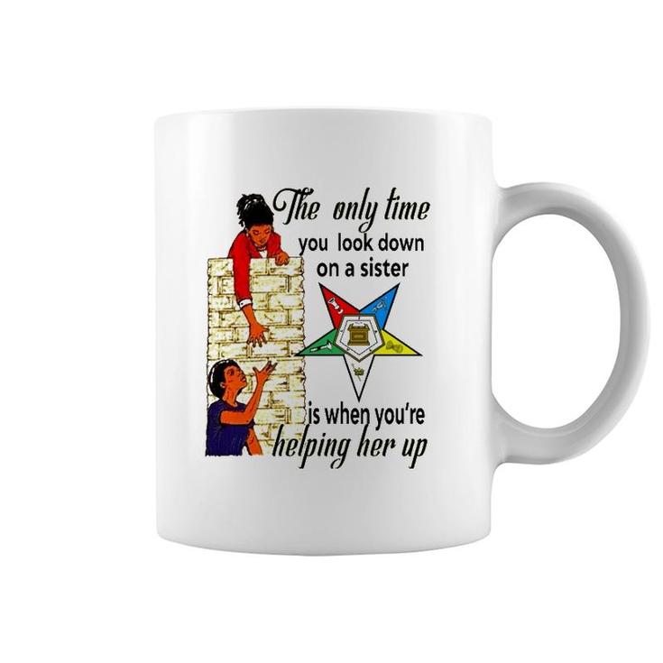 Order Of The Eastern Star Oes Ring Diva Sisters Of Color  Coffee Mug