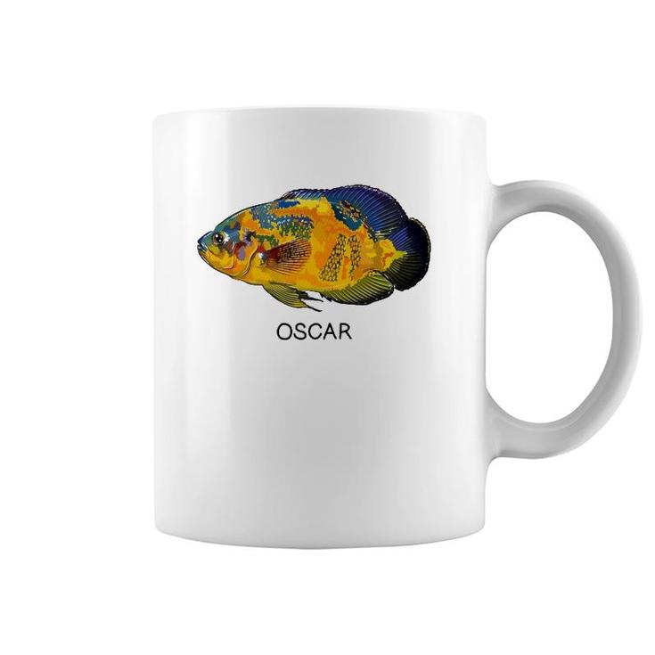 Oscars Freshwater Aquarium Fish Coffee Mug