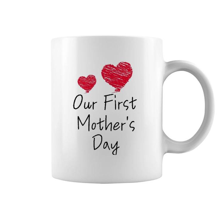 Our First Mother's Day  Mom And Baby Cool Coffee Mug