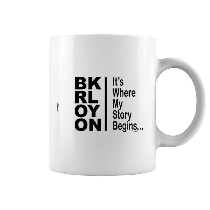 Owndis Brooklyn Its Where My Story Begins Coffee Mug