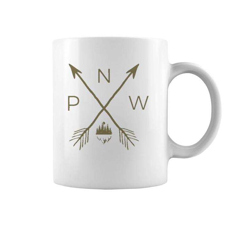 Pacific Northwest Mountain Cool Pnw Pacific Northwest Coffee Mug
