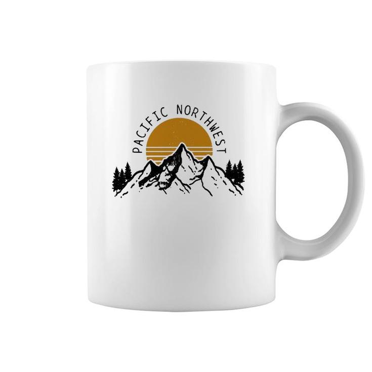 Pacific Northwest Pnw Vintage Oregon Idaho Washington Gift  Coffee Mug