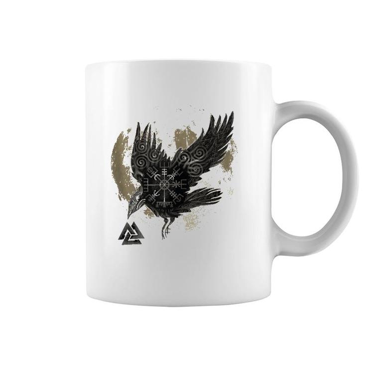 Pagan Raven Moon Viking  Coffee Mug