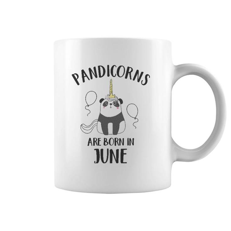 Pandicorns Are Born In June Panda Unicorn Coffee Mug