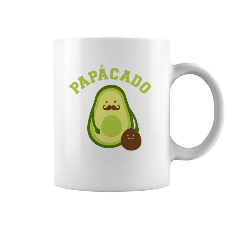 Papá Papácado Avocado Dad Gift Coffee Mug