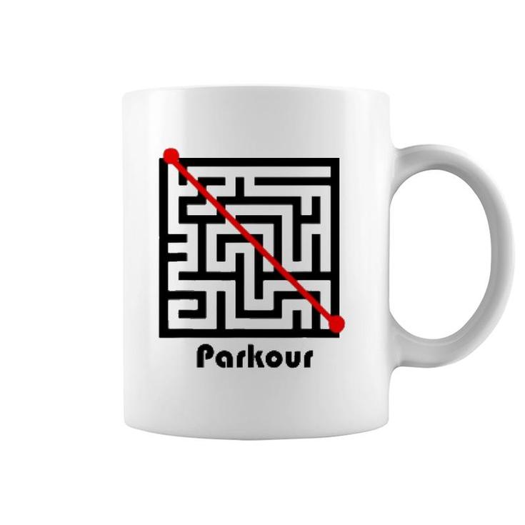 Parkour Maze Funny Freerunning Freerunner Tee Coffee Mug