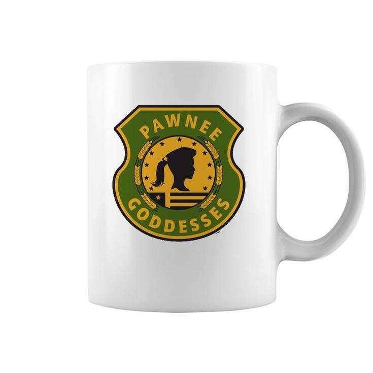 Parks & Recreation Pawnee Goddesses Sitcom Coffee Mug