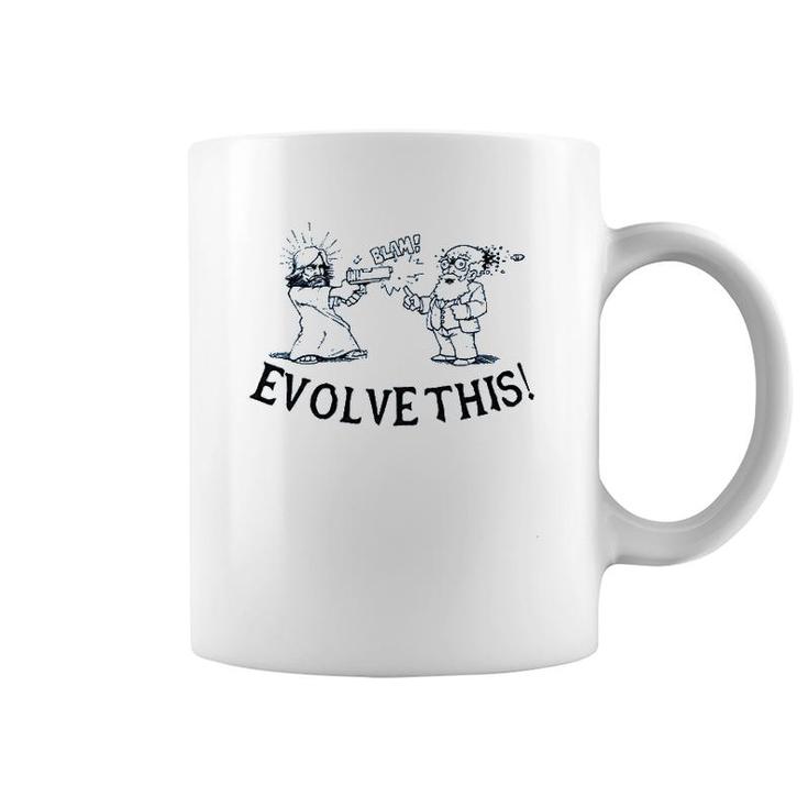 Paul Evolve This Jesus Vs Darwin Coffee Mug