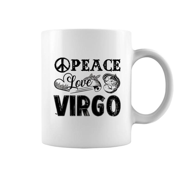 Peace Love Virgo Coffee Mug