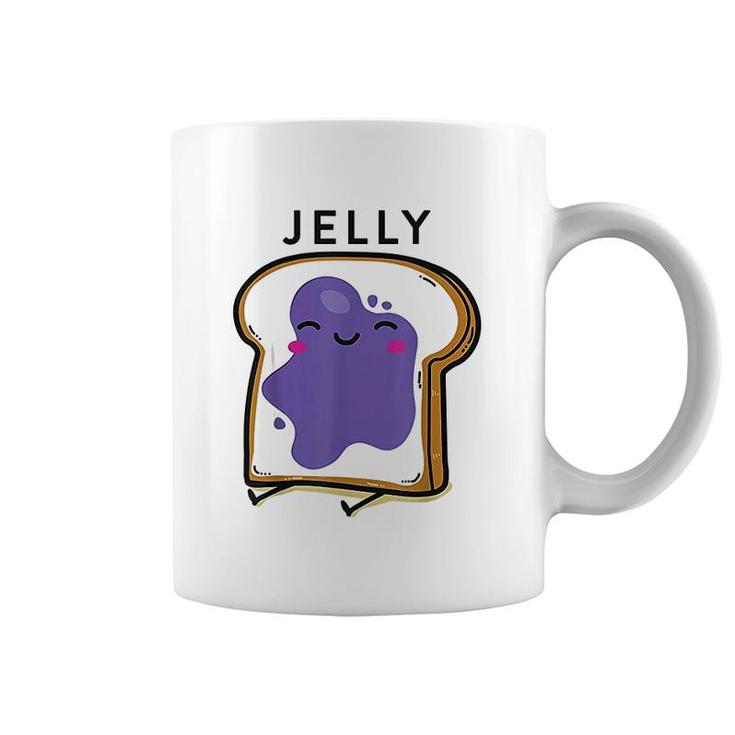 Peanut Butter And Jelly Matching Couple Coffee Mug