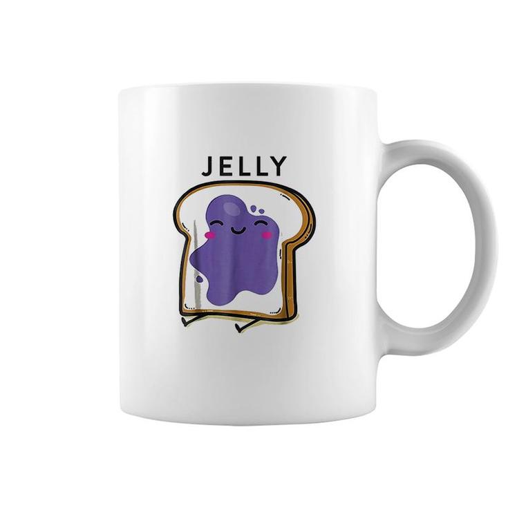 Peanut Butter Jelly Matching Grape Best Friend Coffee Mug