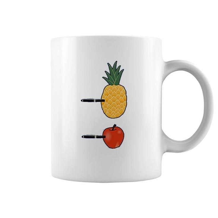 Pen Pineapple Apple Pen Meme Coffee Mug