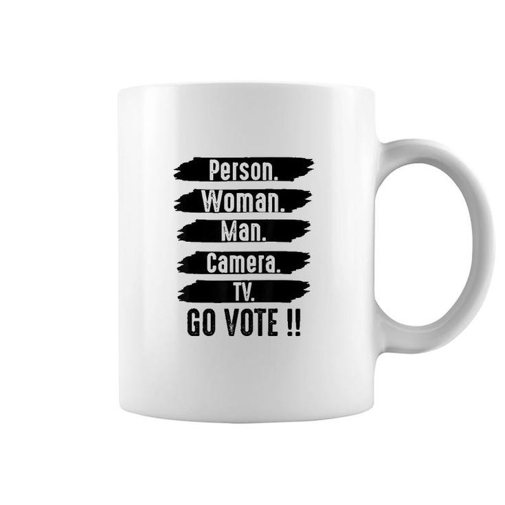 Person Woman Man Camera TV Vintage Funny Political  Coffee Mug