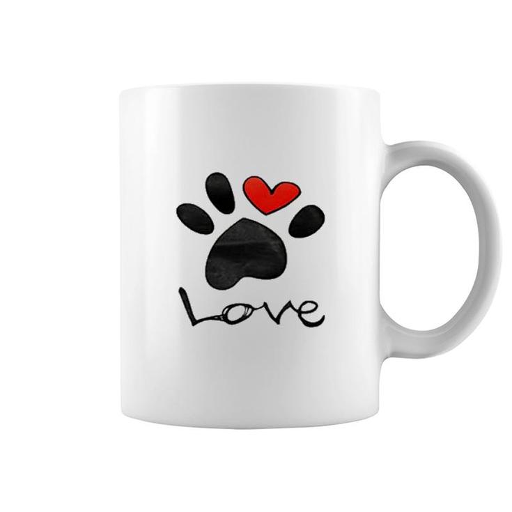 Pet Paw Loves Coffee Mug