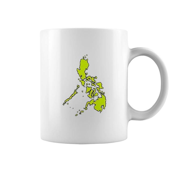 Philippines Islands Map Coffee Mug Mazezy