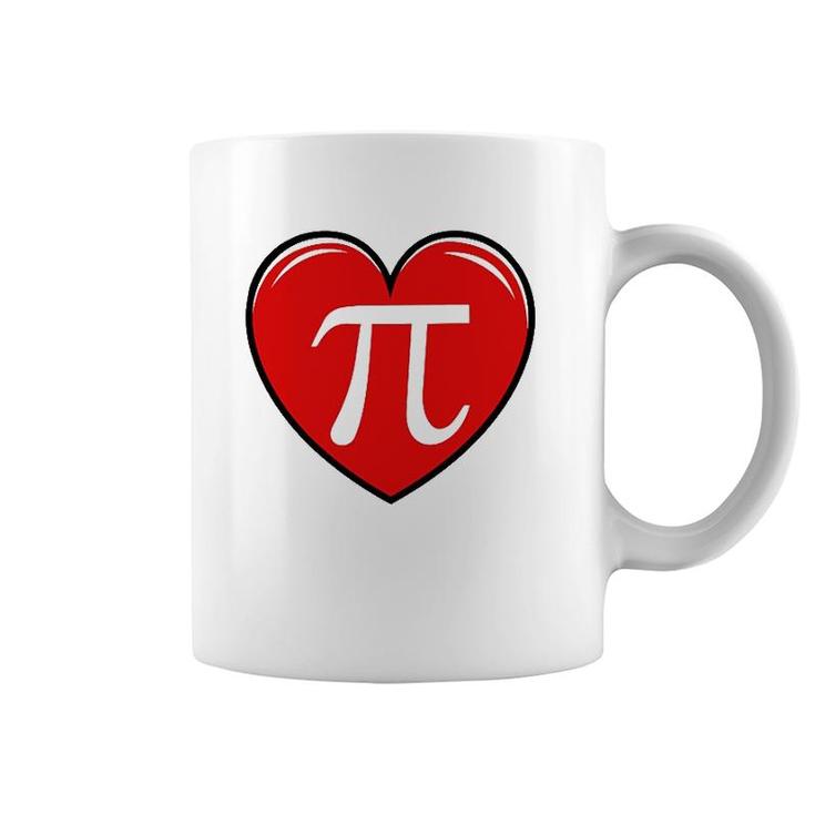 Pi Day 3 14 Heart Pocket Funny Math Teacher Coffee Mug