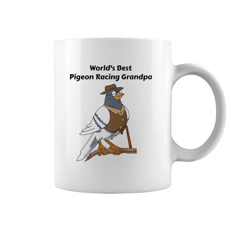 Pigeon Racing Gifts Men Grandpa Father's Day Pigeon Racing Coffee Mug