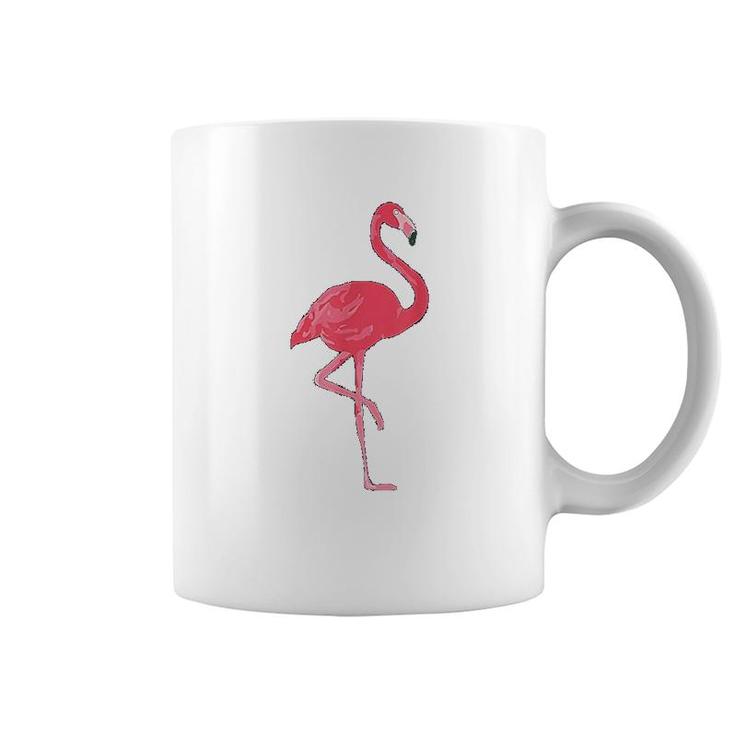 Pink Flamingo Design Coffee Mug