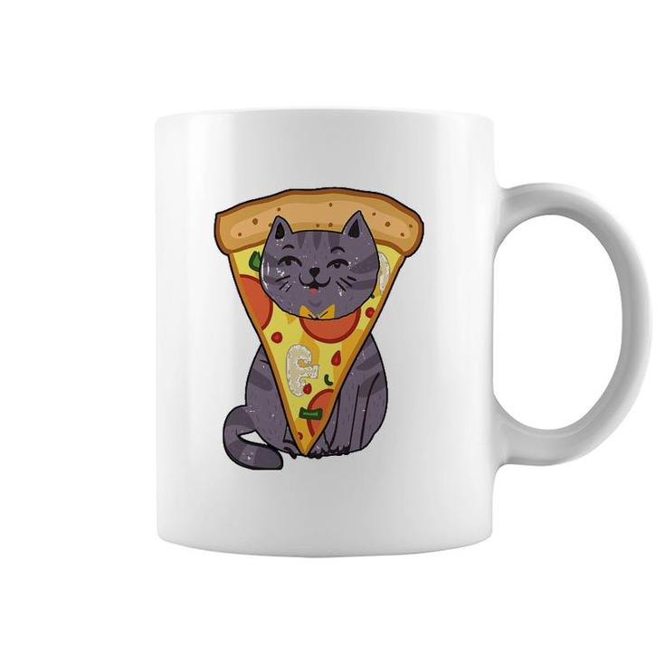 Pizza Cat Foodie Pet Lover Coffee Mug