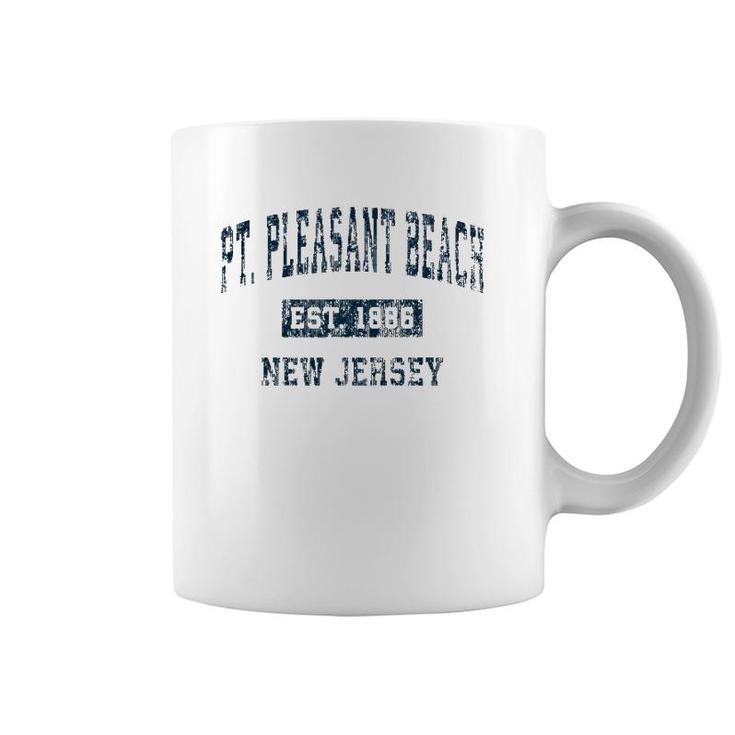 Point Pleasant Beach New Jersey Nj Vintage Sports Design Coffee Mug