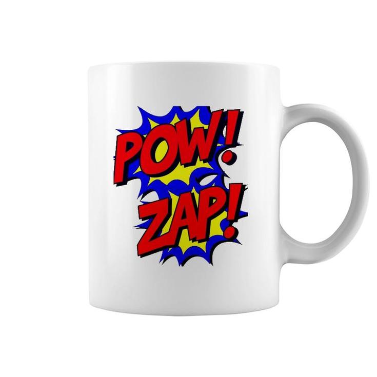 Pow Zap Superhero Lover Tee Coffee Mug
