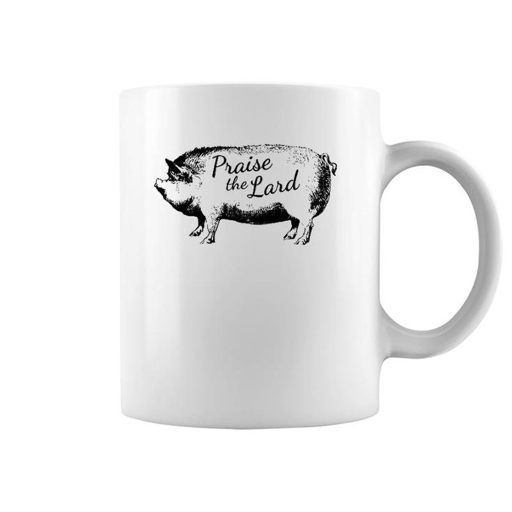 Praise The Lard Funny Pig Barbeque Coffee Mug