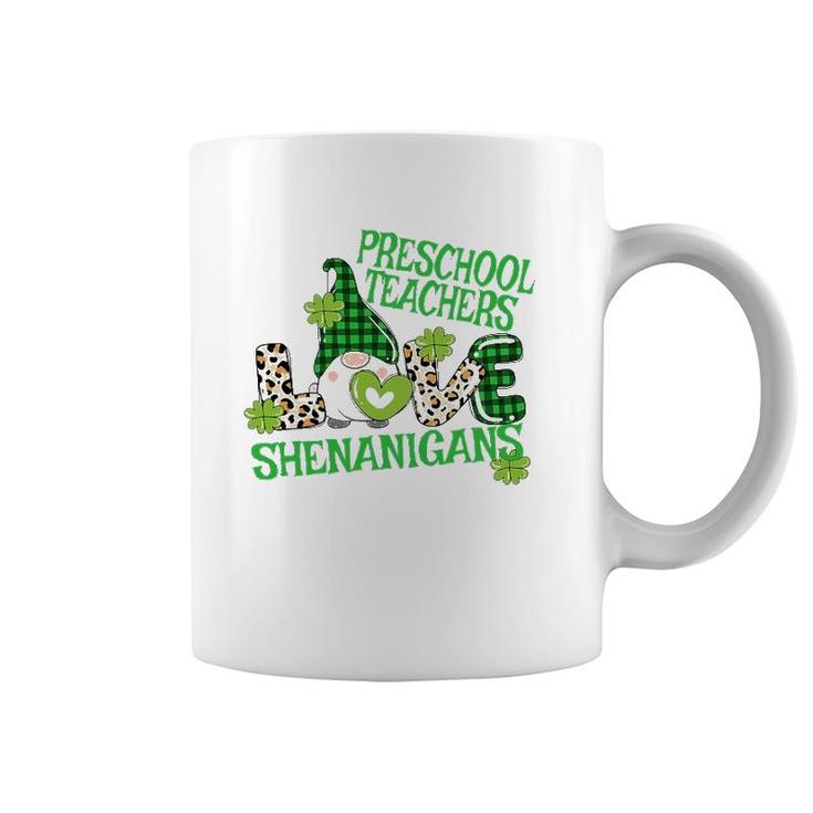 Preschool Teacher St Patrick's Day Prek Shenanigans Love Coffee Mug