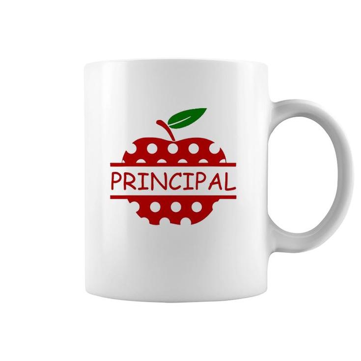 Principal School Principal Teacher Life Apple Coffee Mug