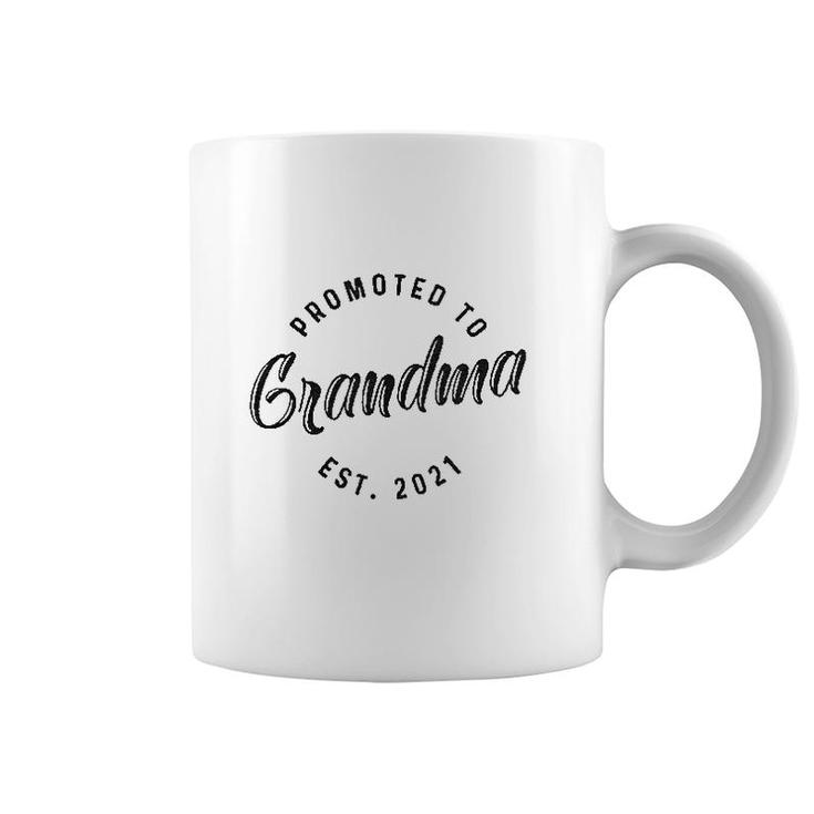 Promoted To Grandma 2021 Coffee Mug
