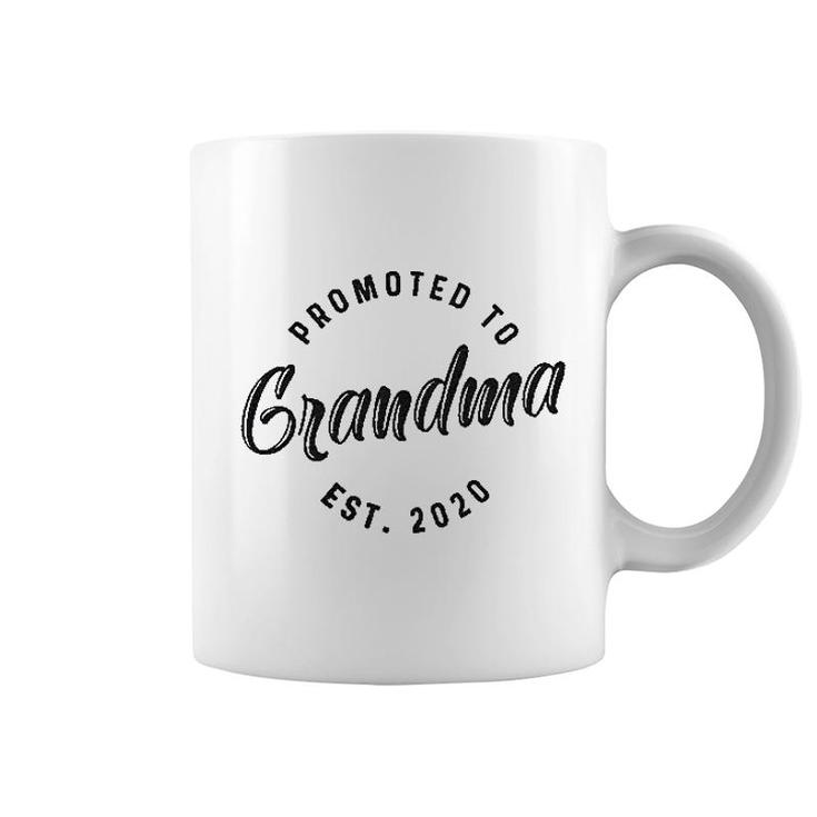 Promoted To Grandma Est 2020 Coffee Mug