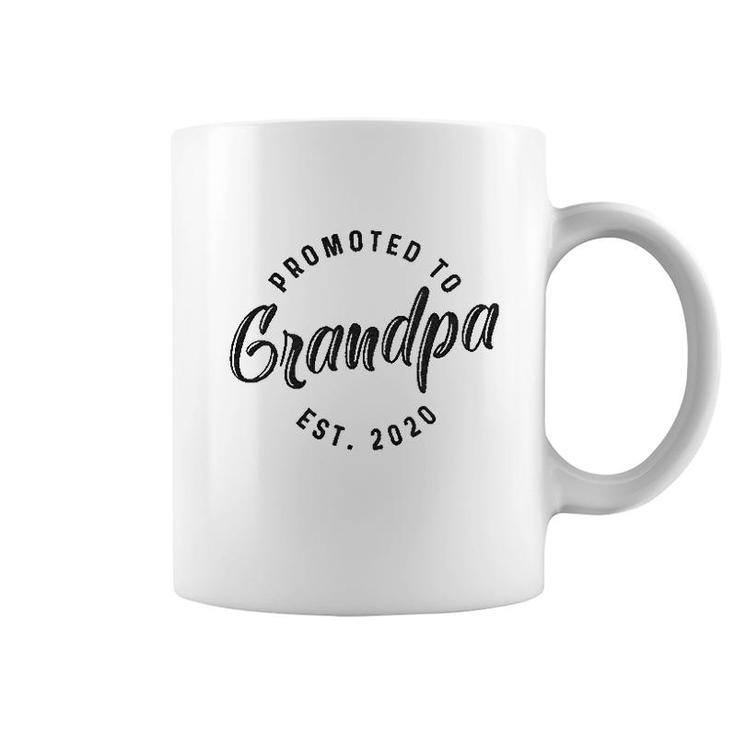 Promoted To Grandpa Est 2020 Coffee Mug