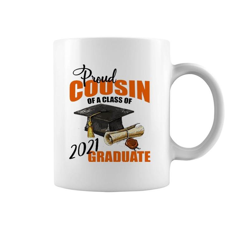 Proud Cousin Of A Class Of 2021 Graduate Gift Coffee Mug