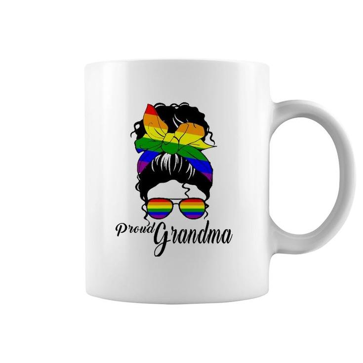 Proud Grandma Mothers-Day Gay Pride Lgbt-Q Grandmom Coffee Mug
