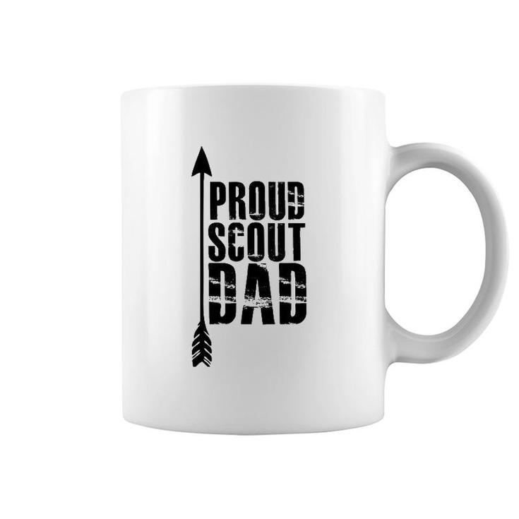 Proud Scout Dad - Parent Father Of Boy Girl Club Coffee Mug