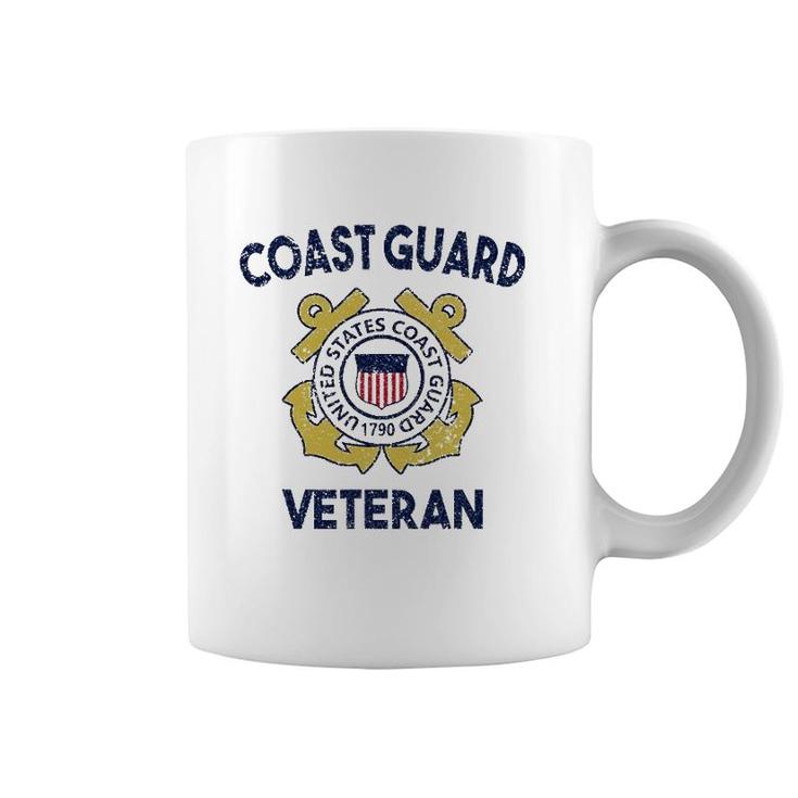 Proud Us Coast Guard Veteran Military Pride Coffee Mug