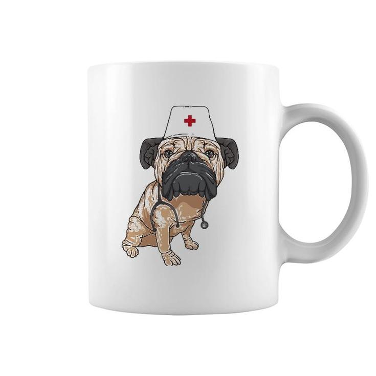 Pug Nurse  Cool Nurse Dog Lover Gift Coffee Mug