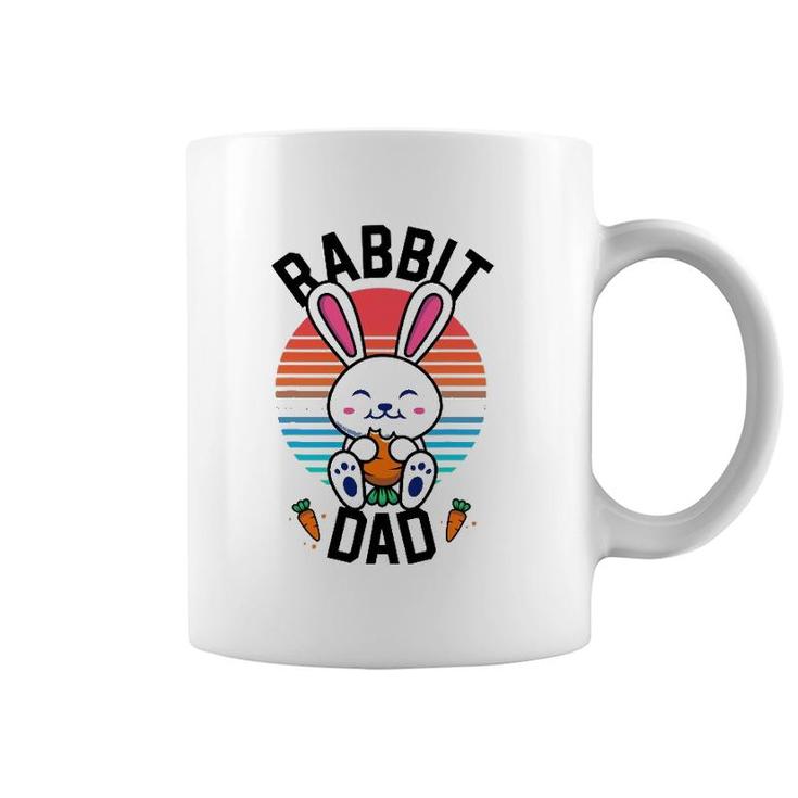 Rabbit Dad Bunny  For Boys Men Rabbit Lover Gifts Pet Coffee Mug