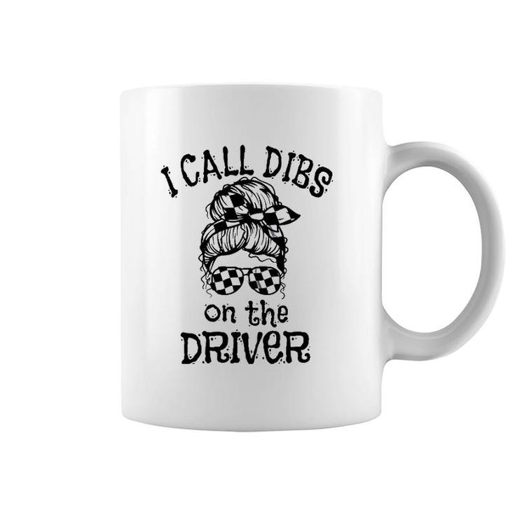 Race Wife Racing Stock Car Dirt Track Racing Dibs On Driver Coffee Mug