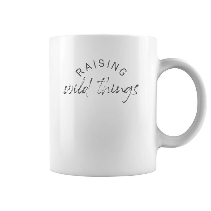 Raising Wild Things Mom Cute Mother's Day Gift Coffee Mug