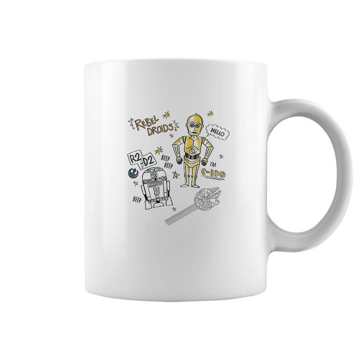 Rebel Droids Doodle Coffee Mug