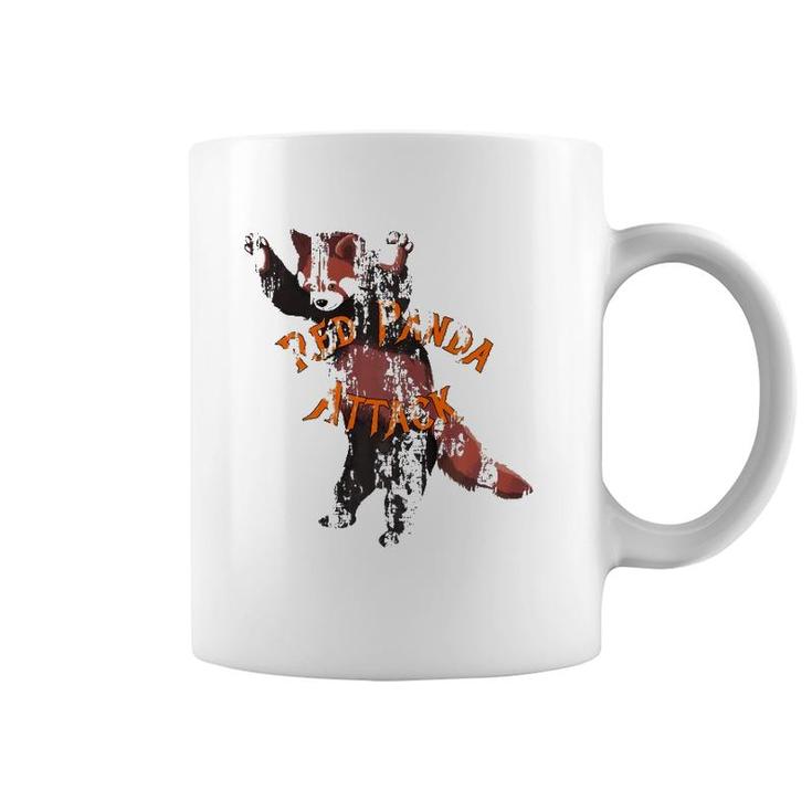 Red Panda Attack You Will Know Us By Our Cuteness Coffee Mug